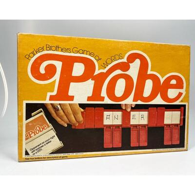 Vintage Probe Word Game Parker Brothers Game of Words