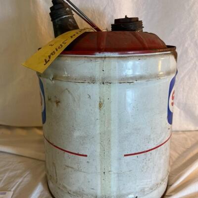 Metal Sohio 5 Gallon Gas Jug