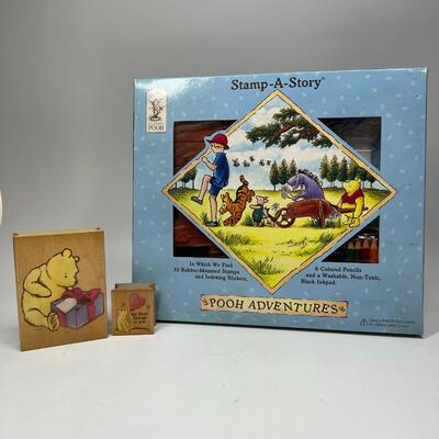 Winnie the Pooh Stamp A Story Arts & Crafts Stamp Collection Box Set