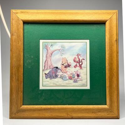 Winnie the Pooh & Friends Picnic Decorative Framed Image