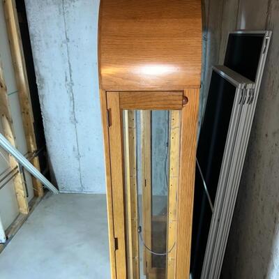 2 Standing Mirrored Glass Shadow/Display Cabinets