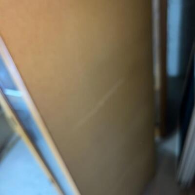 2 Standing Mirrored Glass Shadow/Display Cabinets