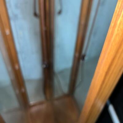 2 Standing Mirrored Glass Shadow/Display Cabinets