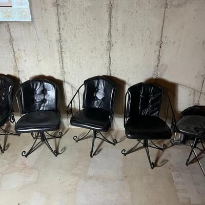 Lot of 5 Duchess Line Dinette Mid Century Chairs Heavy