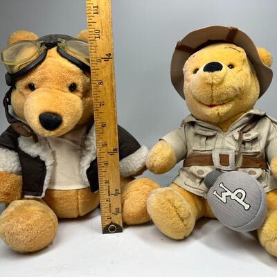 Pair of Winnie the Pooh Plushies Avairato Jacket & Explorer