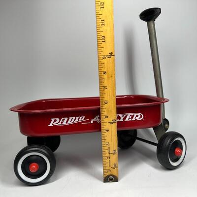 Small Red Metal Radio Flyer Wagon Doll Display Size