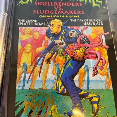 Plasm Comics Collectible Binder w/ Rare Card