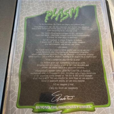 Plasm Comics Collectible Binder w/ Rare Card