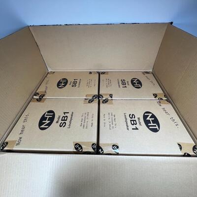 Now Hear This NHT #SB1 Loudspeaker Bookshelf Speakers Set of 4 New in Box