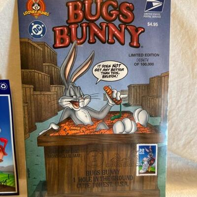 USPS Collectible Bugs Bunny Stamps and More.. New