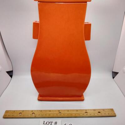 Lot 60 - Awesome Orange Vase