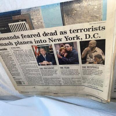 9/11 Newspapers Cincinnati