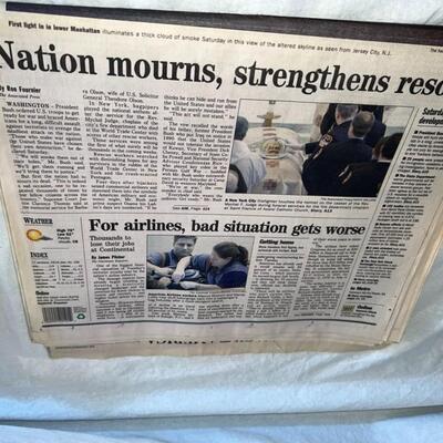 9/11 Newspapers Cincinnati