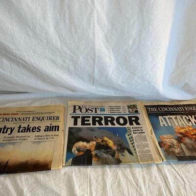 9/11 Newspapers Cincinnati
