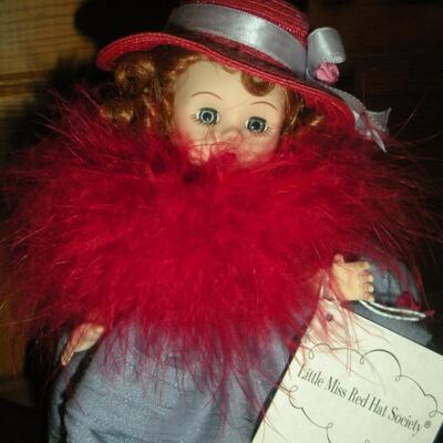 Madame Alexander 8" #41525 Little Miss Red Hat Society Doll. Mint ...