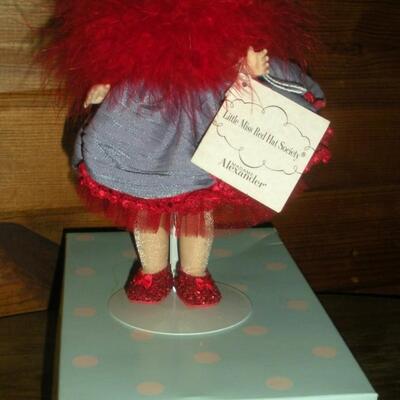 Madame Alexander 8" #41525 Little Miss Red Hat Society Doll. Mint ...