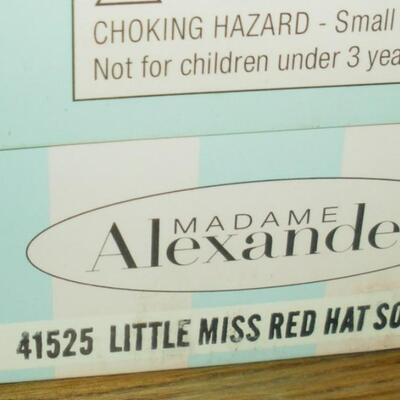 Madame Alexander 8" #41525 Little Miss Red Hat Society Doll. Mint ...