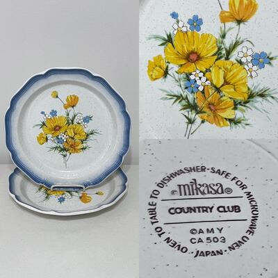 MIKASA ~ Country Club ~ 5 Piece Place Setting For 14