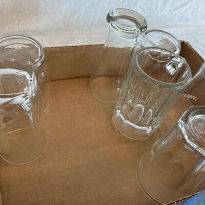 Huge Glass and Wine Glass Shot Glass Lot
