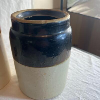 Kitchen Pottery Jars Lot