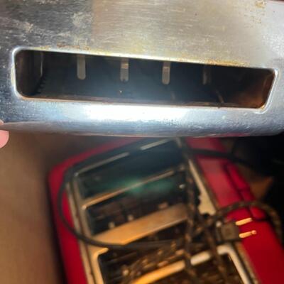 Huge Kitchen Lot Knives, Foodsaver, Iced Tea Pot, Vintage Pans, Straw Holder Can Opener and More