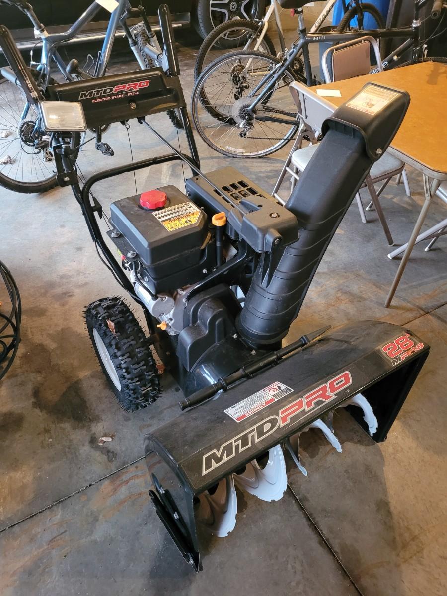 MTD Pro Snowblower 28"