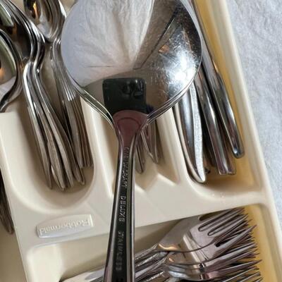 3 Sets of Silverware Pfaltzgraff, International, Oneida