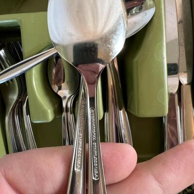 3 Sets of Silverware Pfaltzgraff, International, Oneida