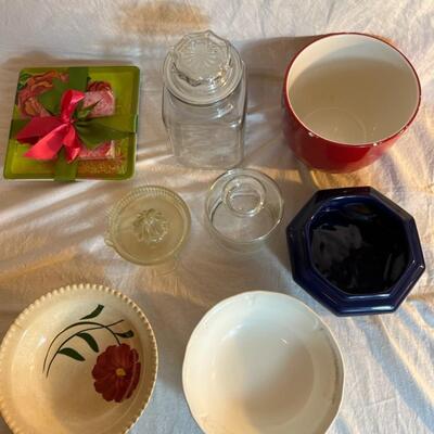 Huge Lot of Random Vintage/Antique Dishware/Glassware Happy Birthday Cake Plate