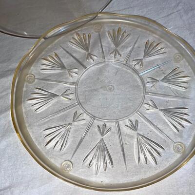 Huge Lot of Random Vintage/Antique Dishware/Glassware Happy Birthday Cake Plate
