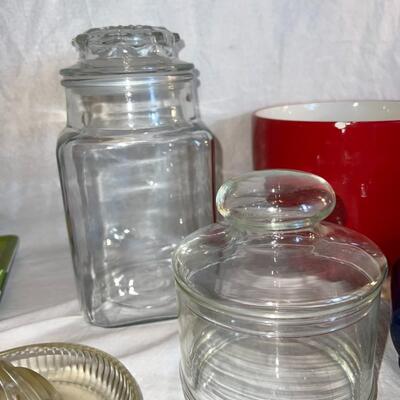 Huge Lot of Random Vintage/Antique Dishware/Glassware Happy Birthday Cake Plate