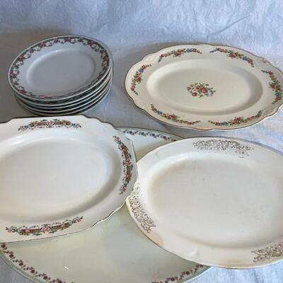 Huge Lot of Random Vintage/Antique Dishware/Glassware Happy Birthday Cake Plate