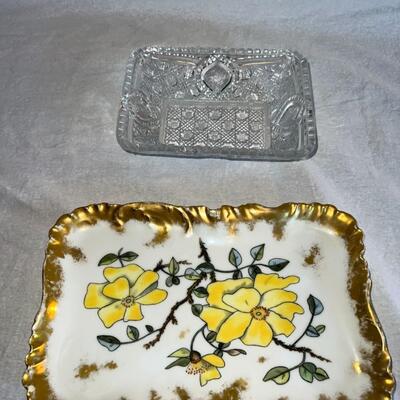Huge Lot of Random Vintage/Antique Dishware/Glassware Happy Birthday Cake Plate