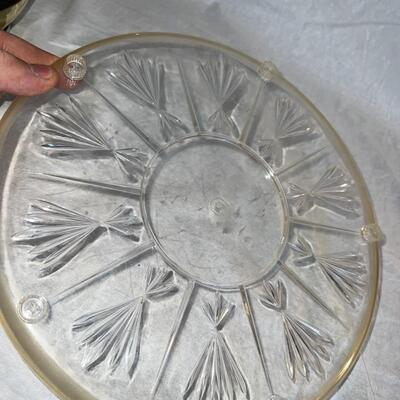 Huge Lot of Random Vintage/Antique Dishware/Glassware Happy Birthday Cake Plate