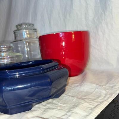 Huge Lot of Random Vintage/Antique Dishware/Glassware Happy Birthday Cake Plate