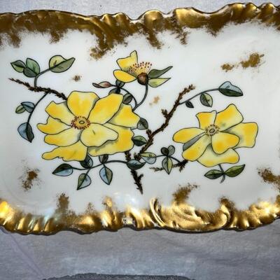 Huge Lot of Random Vintage/Antique Dishware/Glassware Happy Birthday Cake Plate