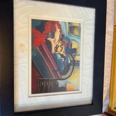 Large Frame and Print Lot