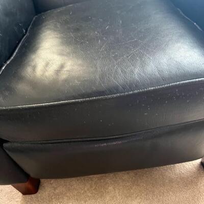 Black Leather Recliner Chair