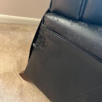 Black Leather Recliner Chair