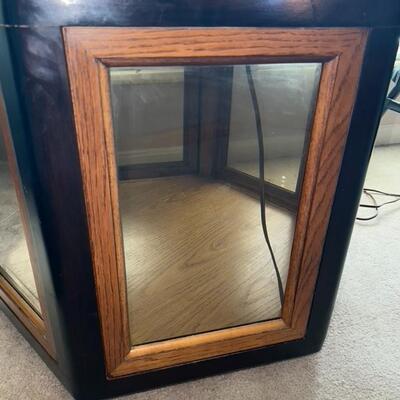 Lighted Shadow Box End Table