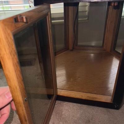 Lighted Shadow Box End Table