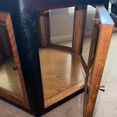 Lighted Shadow Box End Table