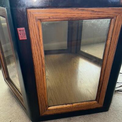 Lighted Shadow Box End Table