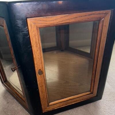 Lighted Shadow Box End Table