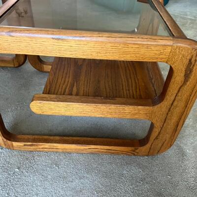 2 Mid Century Danish Wooden End Tables and Coffee Table