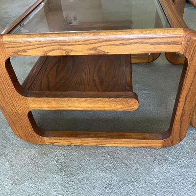 2 Mid Century Danish Wooden End Tables and Coffee Table