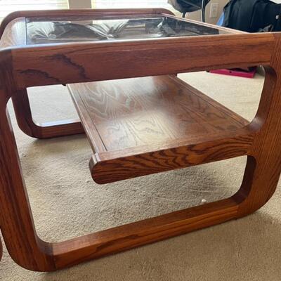 2 Mid Century Danish Wooden End Tables and Coffee Table