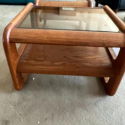 2 Mid Century Danish Wooden End Tables and Coffee Table