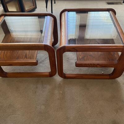 2 Mid Century Danish Wooden End Tables and Coffee Table