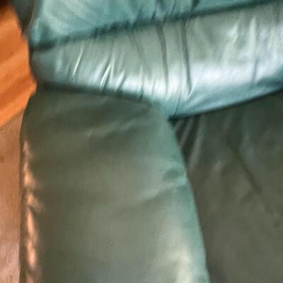 Green Couch and Recliner
